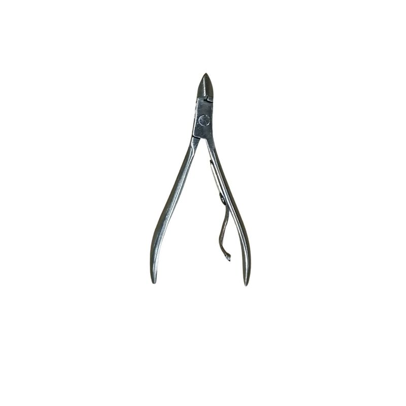 GENERICO - Cortador De Cutícula 9cm Profesional Gris Herramienta Estética