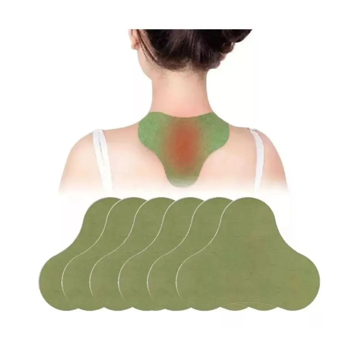 GENERICO - Parches Para El Cuello 10 Piezas 10cm Blanco Calidad Premium