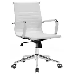 RD - Silla De Oficina Ergonomica Sillon Ejecutivo Escritorio Blanco
