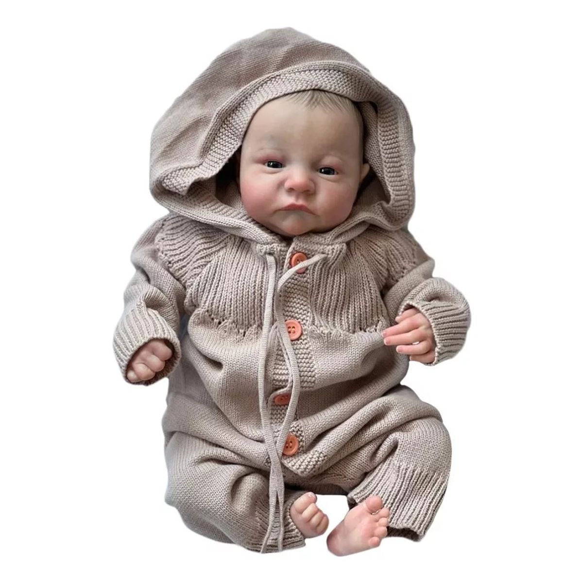 MUNDO MAGIA - Muñeca De Bebé Reborn Levi De 49cm Recién Regalo Para Niñas