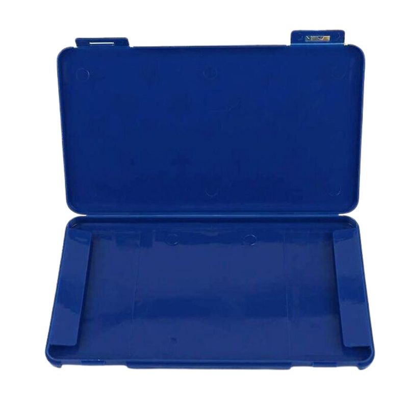 GENERICO - Porta Mascarillas Antibacterial Rectangulares 19cm Azul
