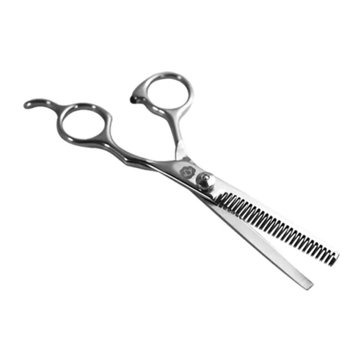 GENERICO - Tijeras De Esculpir Dentada Peluquería 16cm Mango Metálico