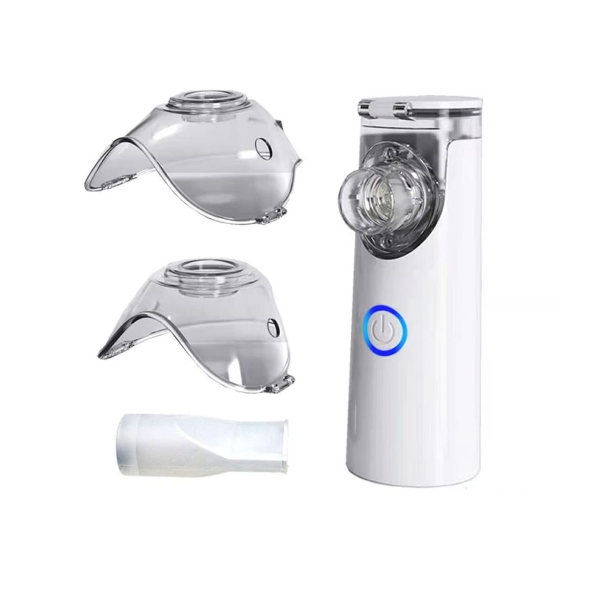 GENERICO - Nebulizador Blanco 10cm Compacto Eficiente Salud Respiratoria