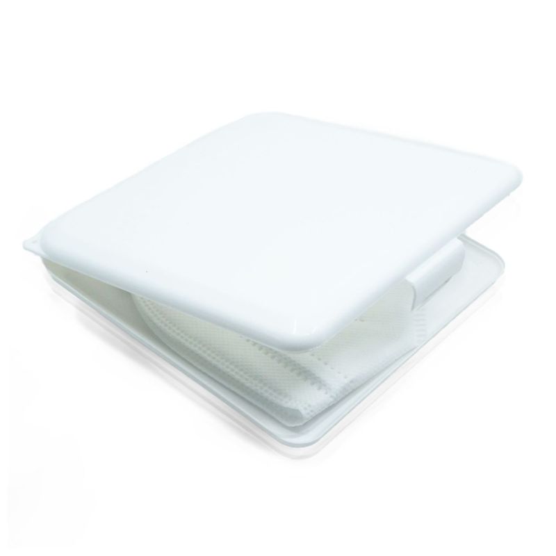 GENERICO - Porta Mascarillas Antibacterial Cuadrado Pequeña 13cm