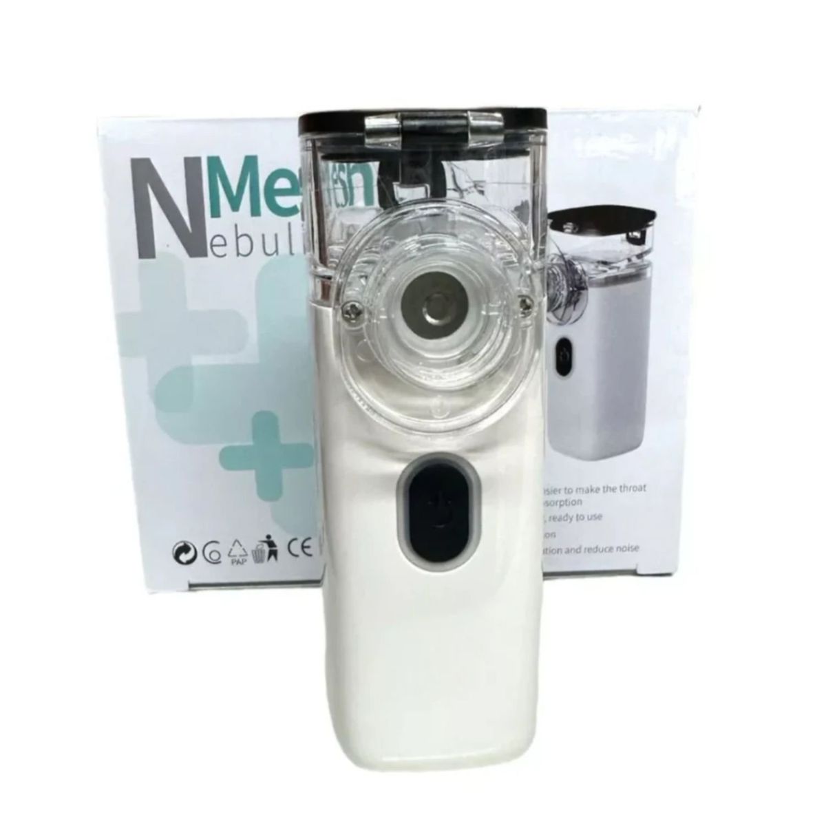 GENERICO - Nebulizador Nmesh Blanco 10cm Eficiencia Compacto Portátil