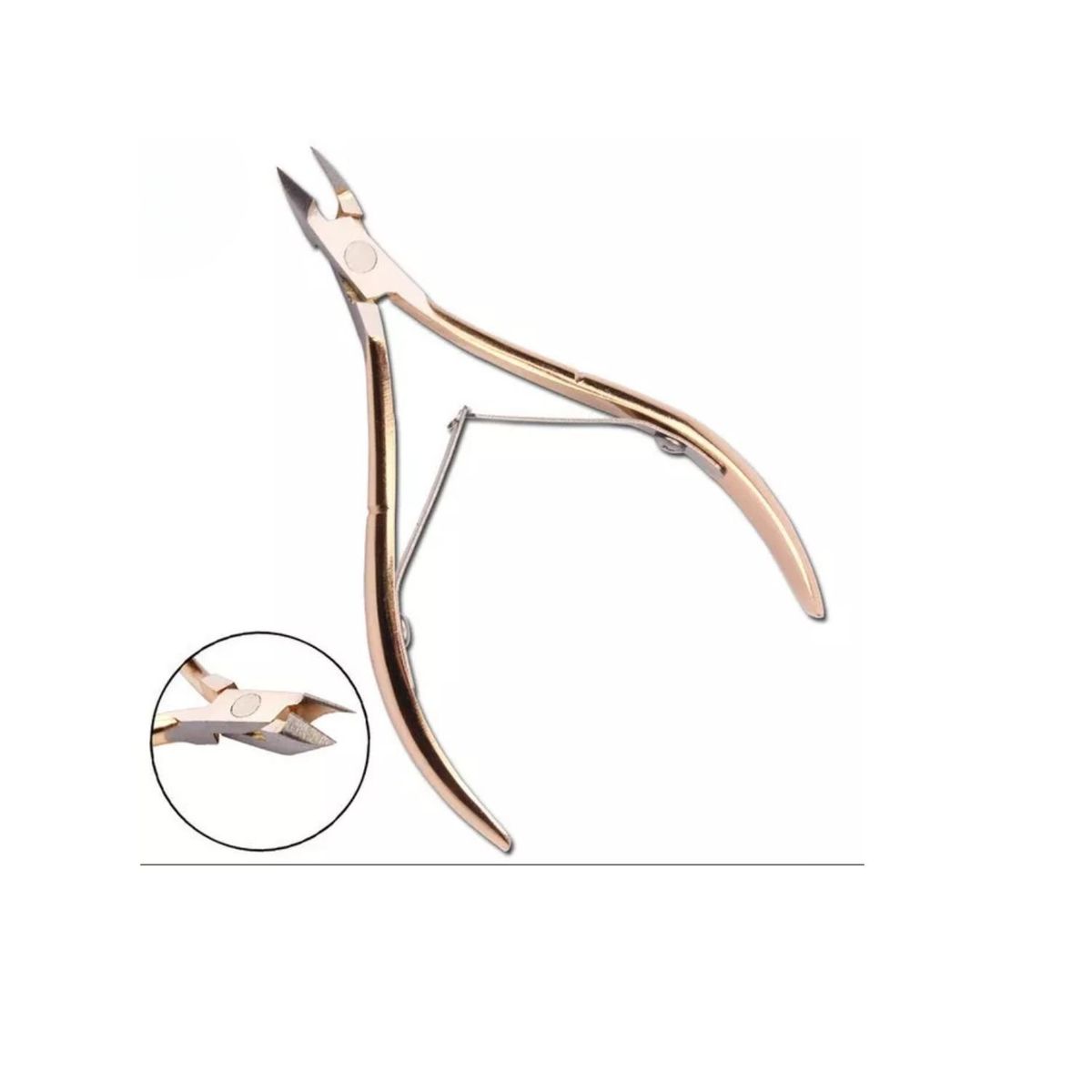 GENERICO - Cortador De Cutícula Dorado 9cm Para Uñas Perfectas