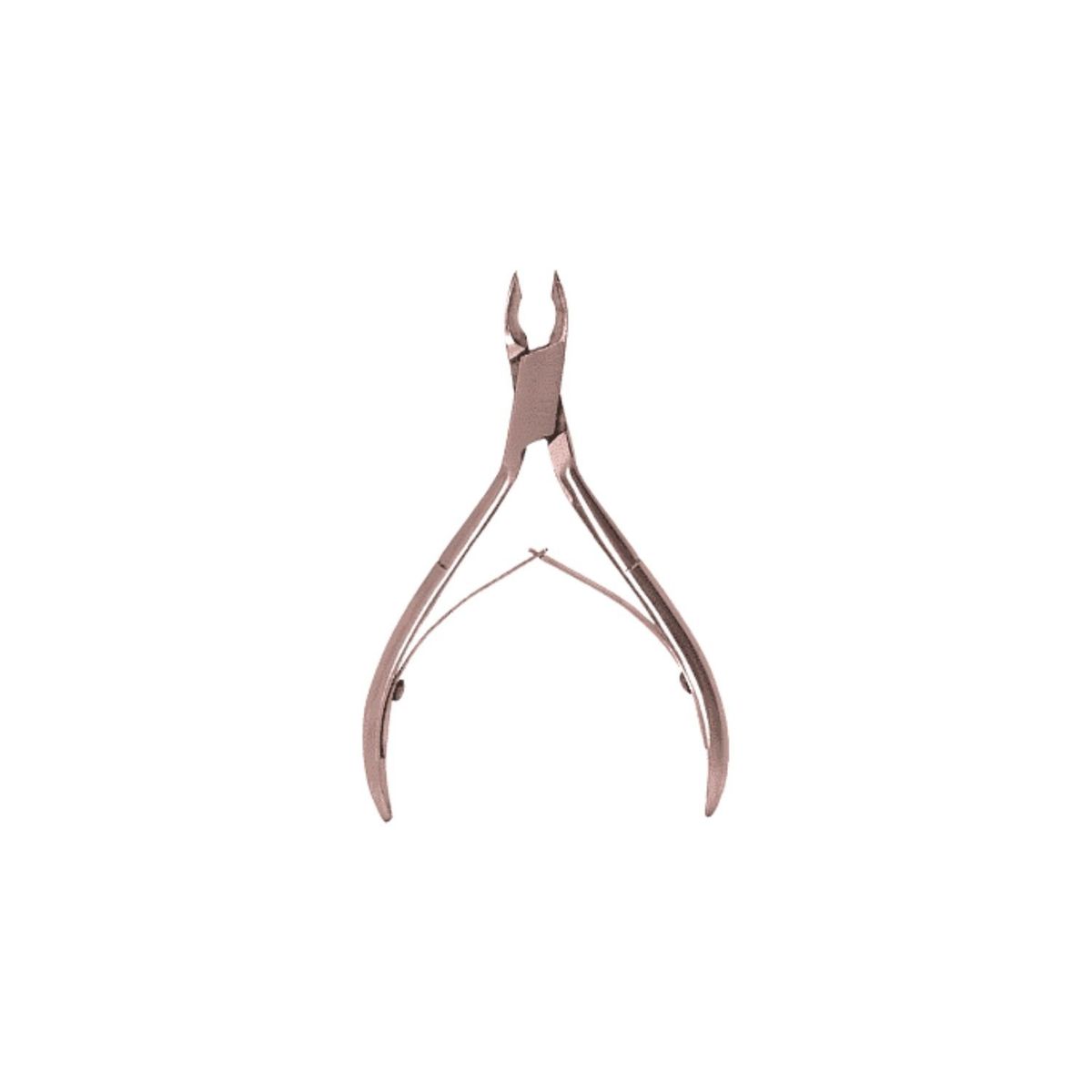 GENERICO - Cortador De Cutícula Bronce 9cm Diseño Elegante Ergonómico