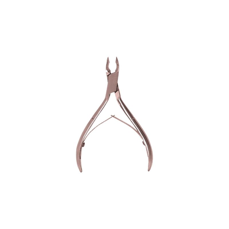GENERICO - Cortador De Cutícula Bronce 9cm Diseño Elegante Ergonómico