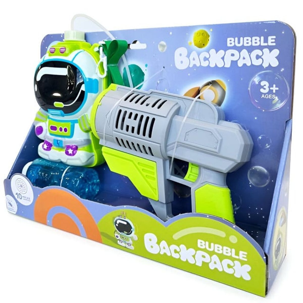GENERICO - Juguete lanza Burbujas Con Mochila Diseño Astronauta