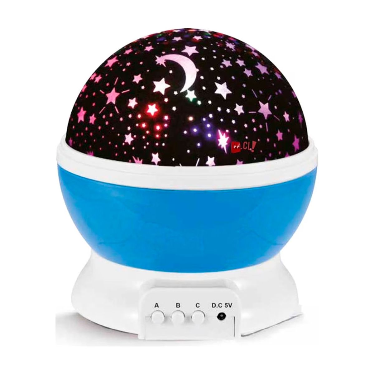 IRM - Lampara Proyector De Estrellas Espanta cuco Azul para niños