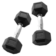 SCORE FIT - Mancuernas Hexagonales Par 7,5 Kg (total 15kg)