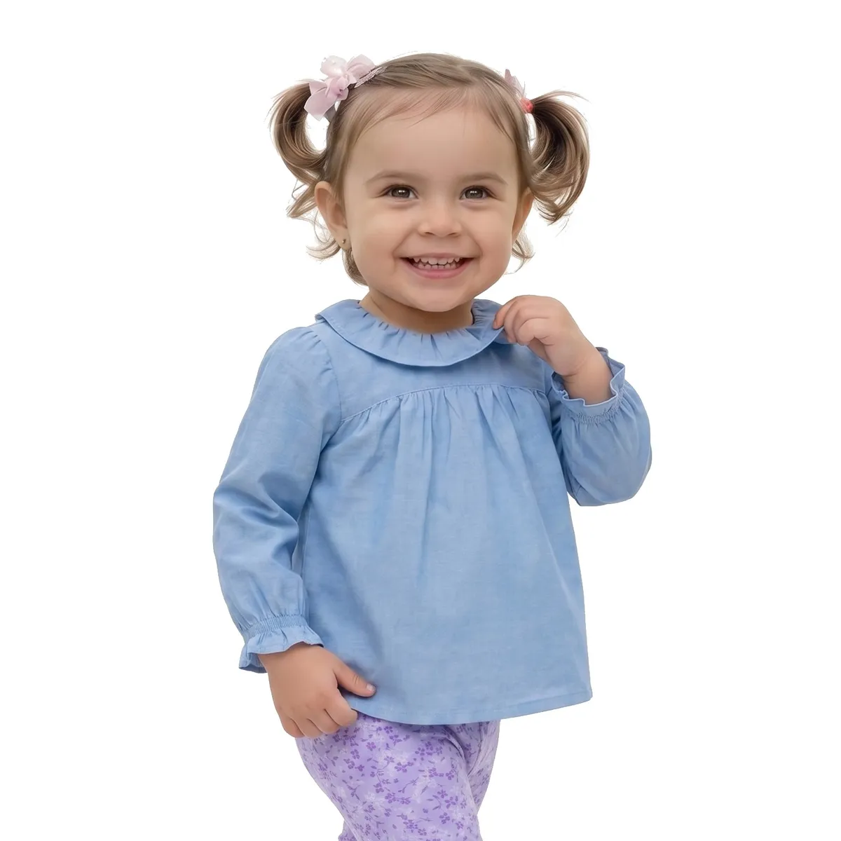 EXCEPTION - Blusa Mezclilla Liviana Bebé Niña