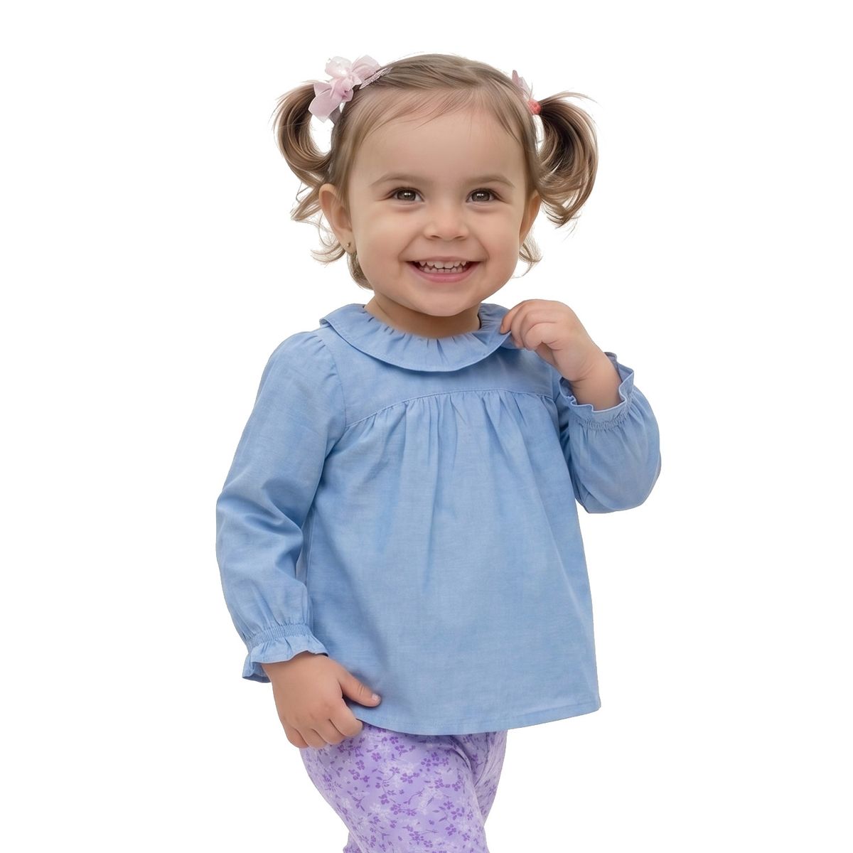 EXCEPTION - Blusa Mezclilla Liviana Bebé Niña