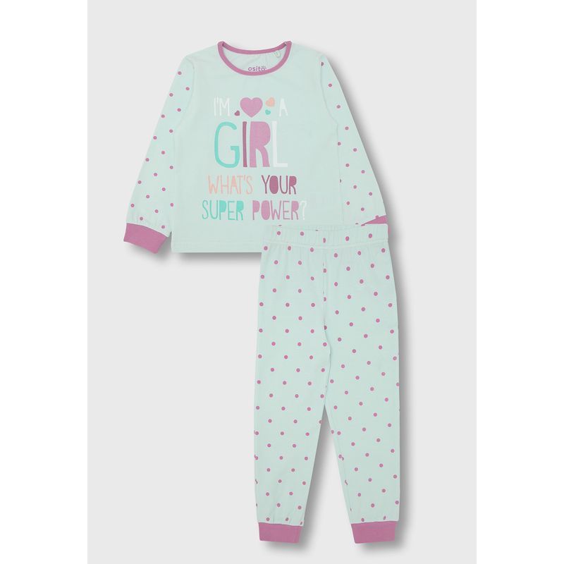 OSITO - Pijama Manga Larga Niña Osito OSITO