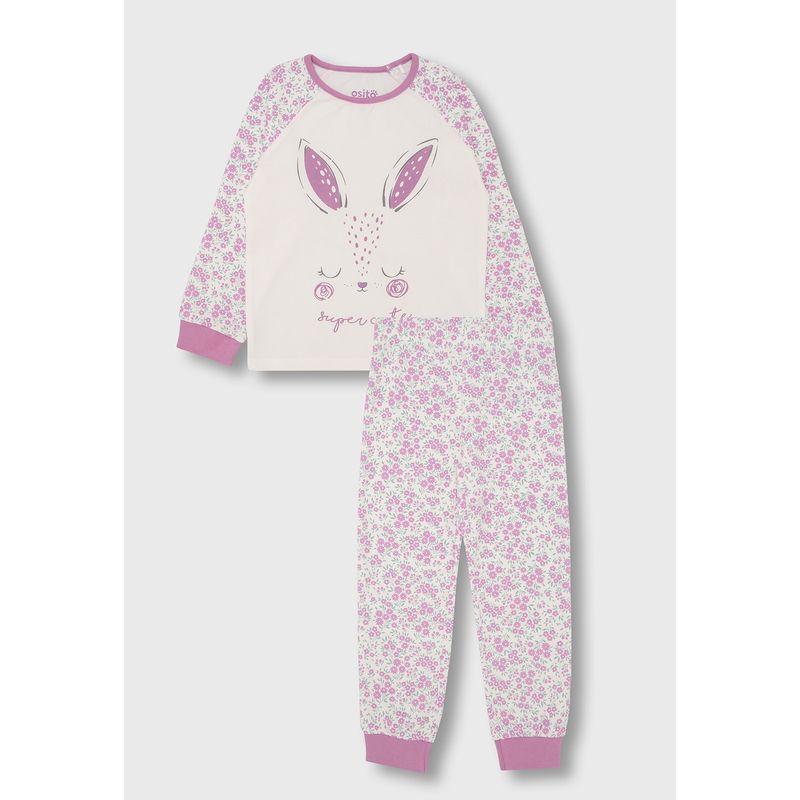 OSITO - Pijama Manga Larga Niña Osito OSITO