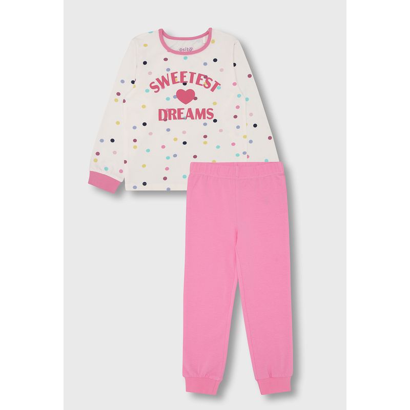 OSITO - Pijama Manga Larga Niña Osito OSITO