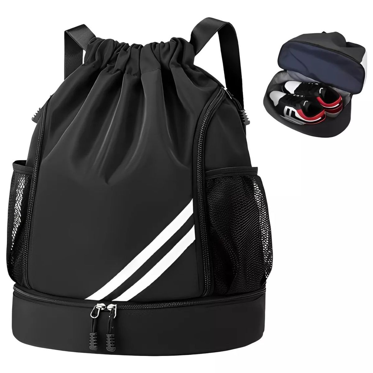 MUNDO MAGIA - Mochila De Baloncesto Bolso Con Cordón Bolsa De Equitación