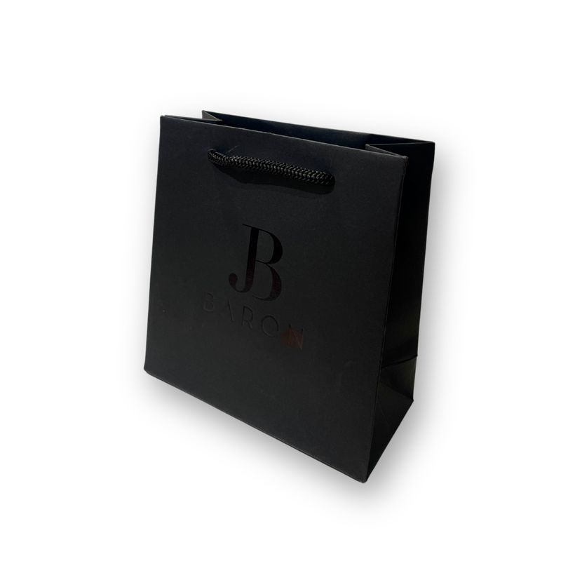 JB JOYAS BARON - Bolsa JB Negra Pequeña