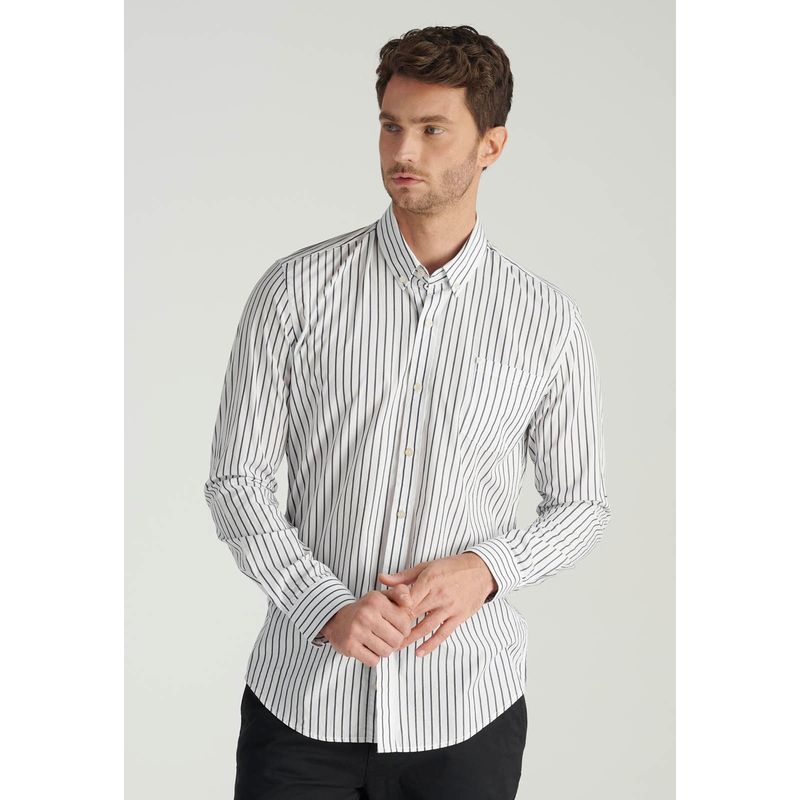 NEW MAN - Camisa Lincoln Heritage Azul Newman_.
