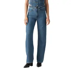 LEVIS - Jeans Mujer Ribcage Wl Braided Azul