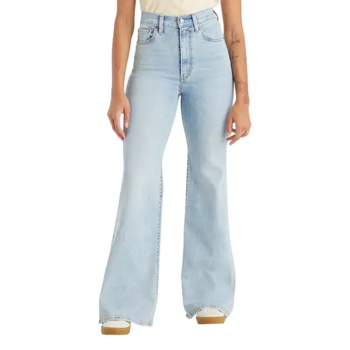 LEVIS - Jeans Mujer Ribcage Bells Celeste