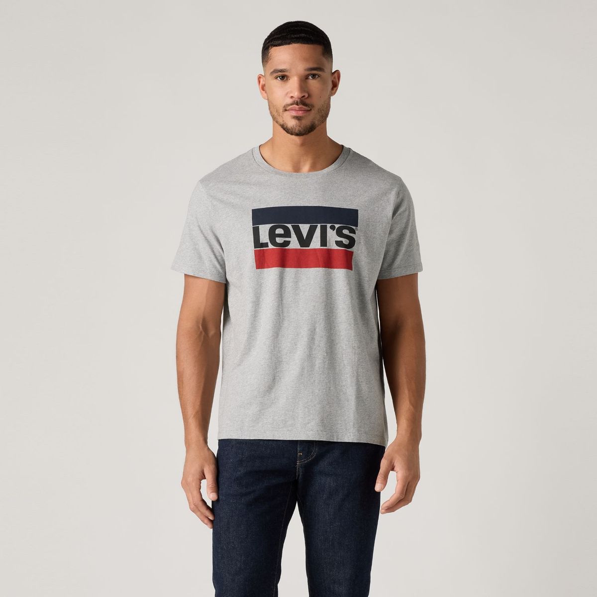 LEVIS - Polera Hombre Sportswear Logo Graphic Gris Levis