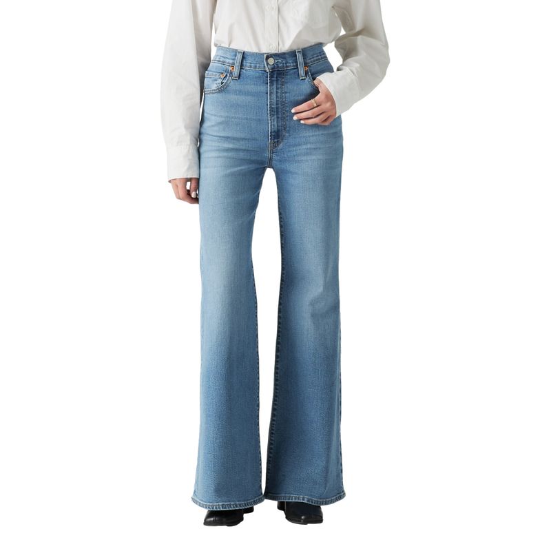 LEVIS - Jeans Mujer Ribcage Bells Celeste Levis