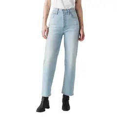 LEVIS - Jeans Mujer Ribcage Straight Ankle Celeste