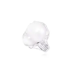 JB JOYAS BARON - Anillo Oro Blanco 18kt Perla Nácar