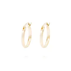 JB JOYAS BARON - Aros Oro Amarillo 18kt Argollas Lisas