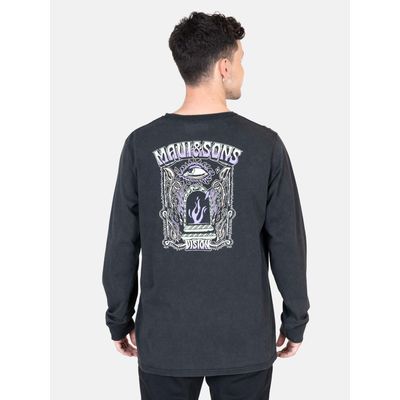 Imagen 2 del producto Polera ML Coastal Echo Negro Hombre - Negro