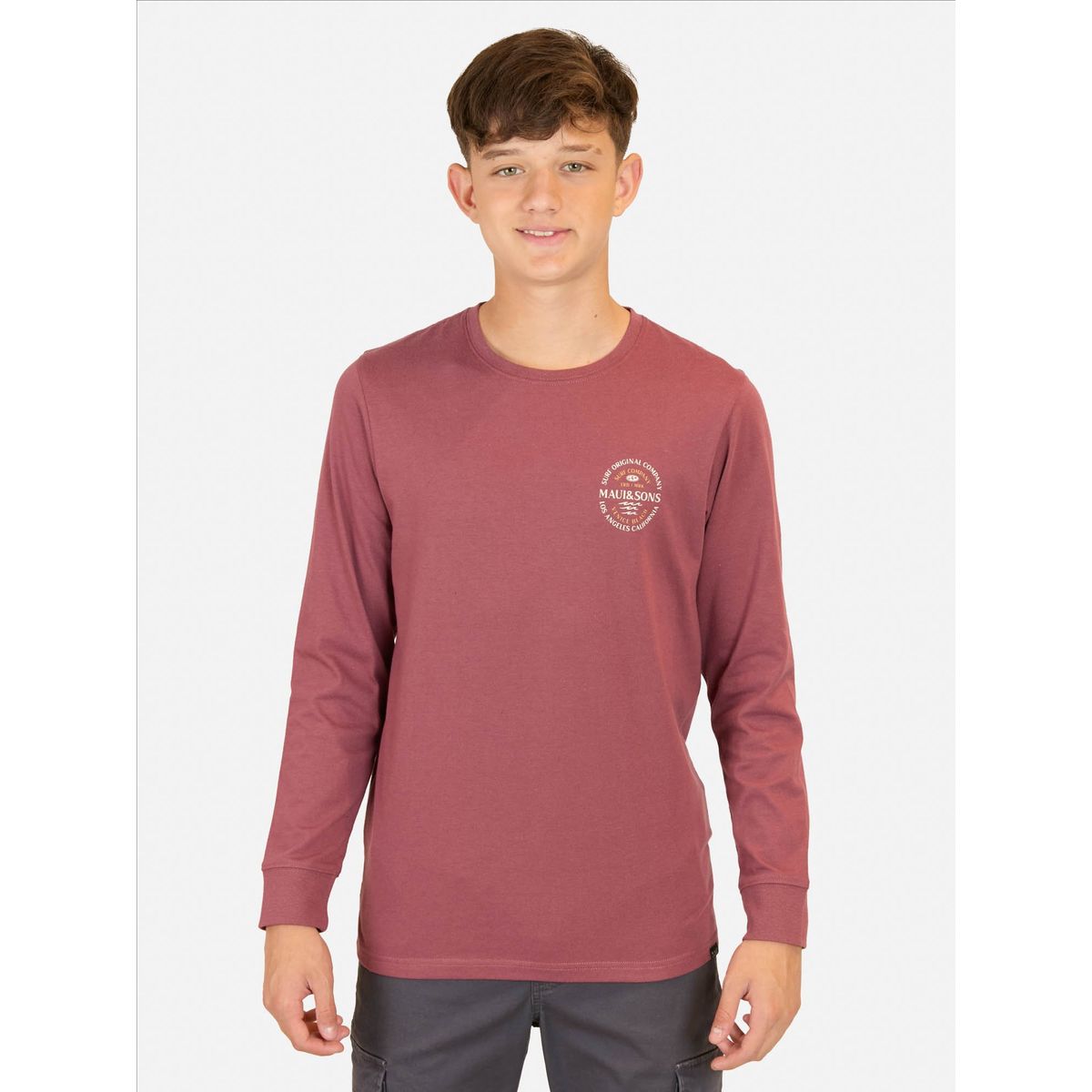 MAUI AND SONS - Polera ML Flamingo Rojo Infantil Maui And Sons - Rojo