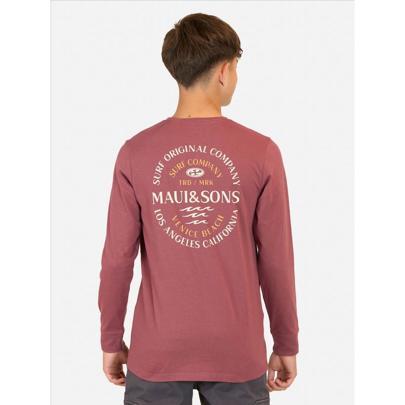 MAUI AND SONS - Polera ML Flamingo Rojo Infantil Maui And Sons - Rojo