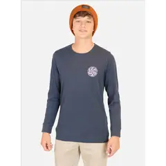 MAUI AND SONS - Polera ML Lava Shore Azul Infantil - Azul