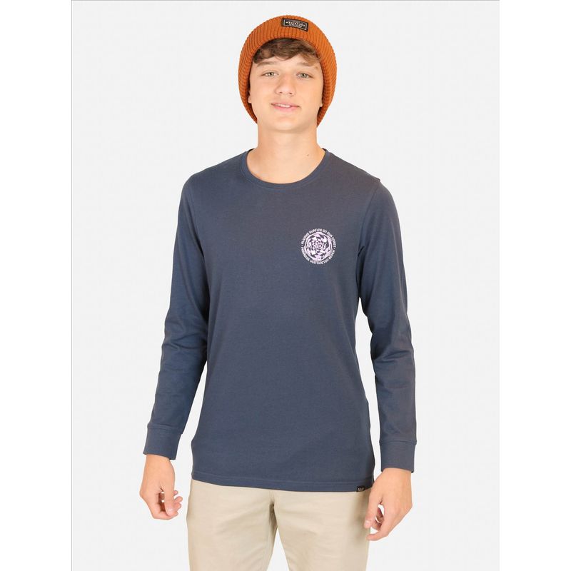 MAUI AND SONS - Polera ML Lava Shore Azul Infantil Maui And Sons - Azul