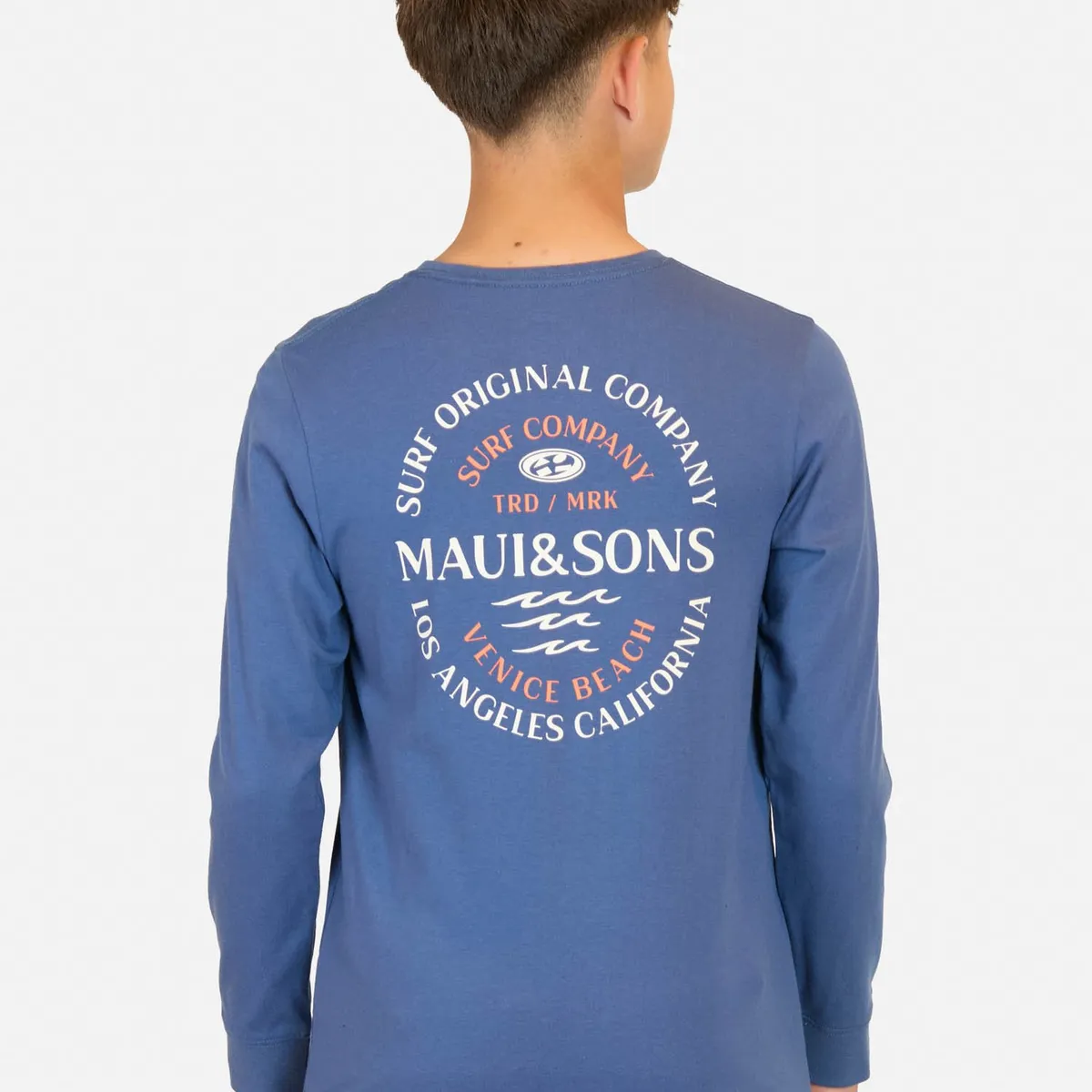 MAUI AND SONS - Polera ML Flamingo Celeste Infantil Maui And Sons - Celeste