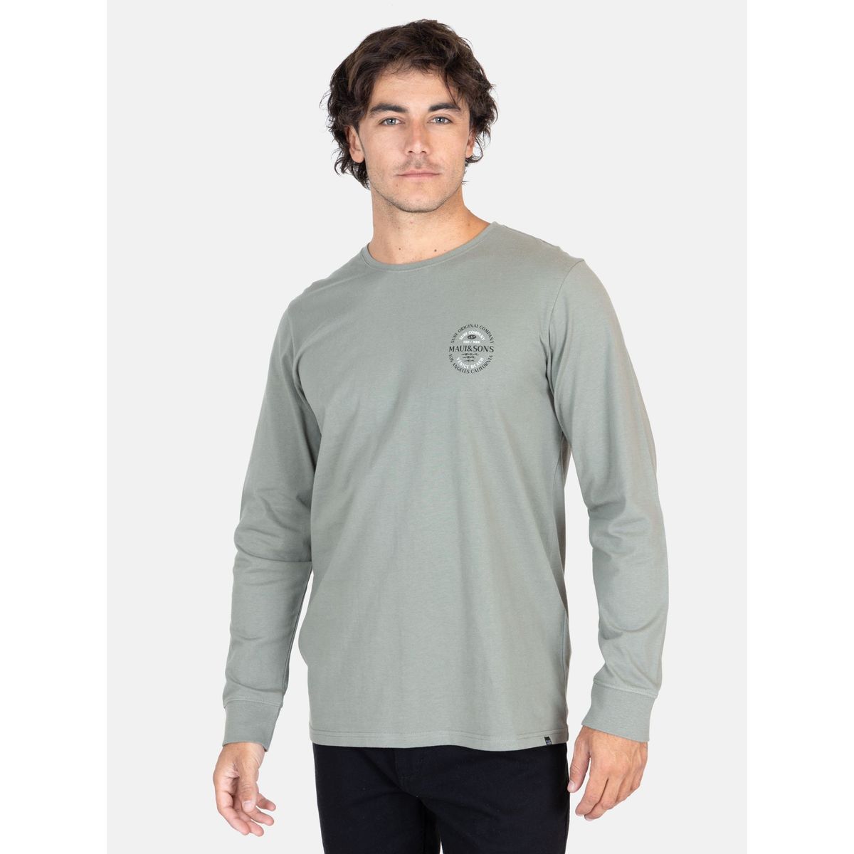 MAUI AND SONS - Polera ML Lei Breeze Verde Hombre Maui And Sons - Verde
