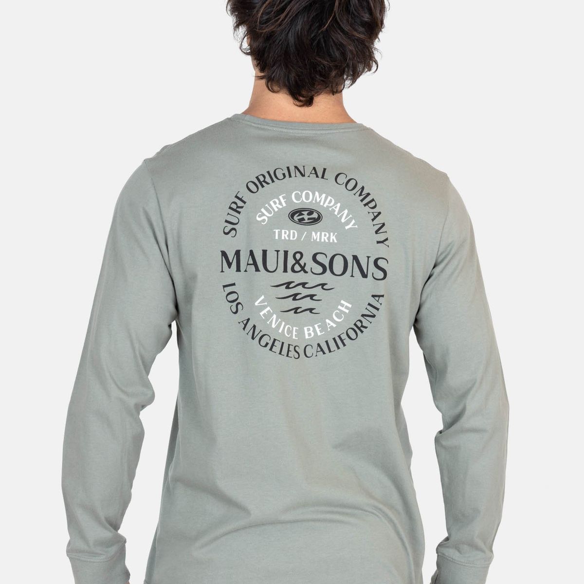 MAUI AND SONS - Polera ML Lei Breeze Verde Hombre Maui And Sons - Verde