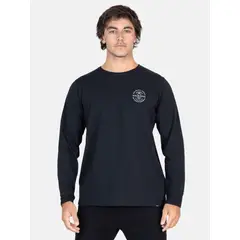 MAUI AND SONS - Polera ML Lei Breeze Negro Hombre - Negro