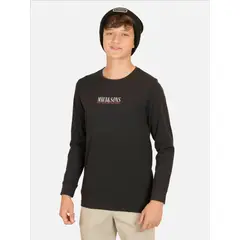 MAUI AND SONS - Polera ML Pineapple Negro Infantil - Negro