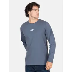 MAUI AND SONS - Polera ML Volcano Gris Hombre - Gris