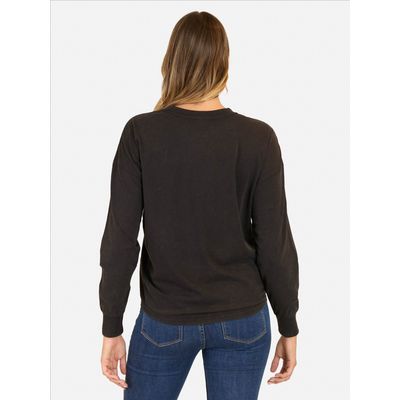 Imagen 2 del producto Polera ML Saltwater Negro Mujer