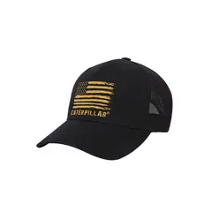 CAT - Jockey Unisex Distressed Flag Flexfit Negro