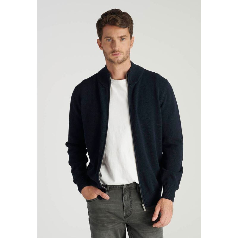 NEW MAN - Sweater Almeria Heritage Azul Newman