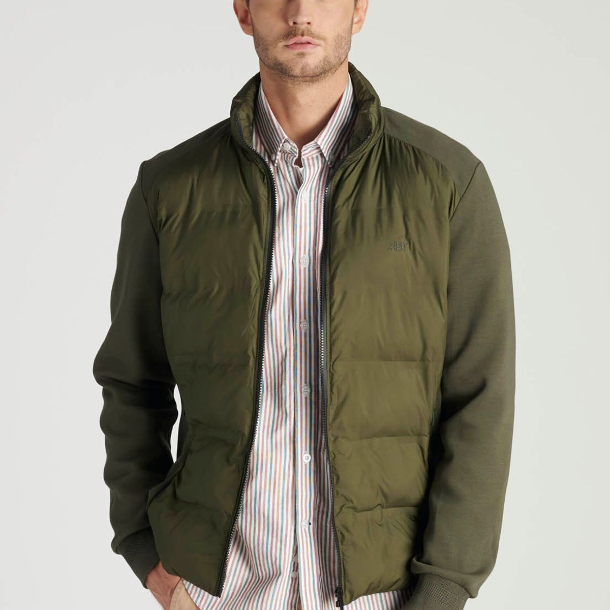 NEW MAN - Polerón Barcelona Heritage Verde Newman