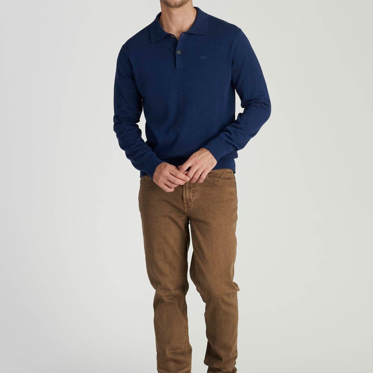 NEW MAN - Sweater Vigo Heritage Azul Newman