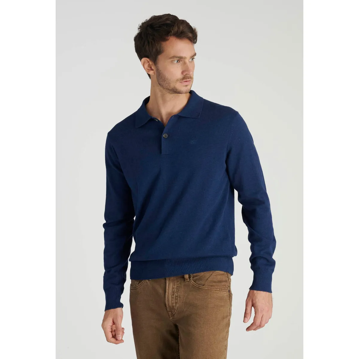 NEW MAN - Sweater Vigo Heritage Azul Newman