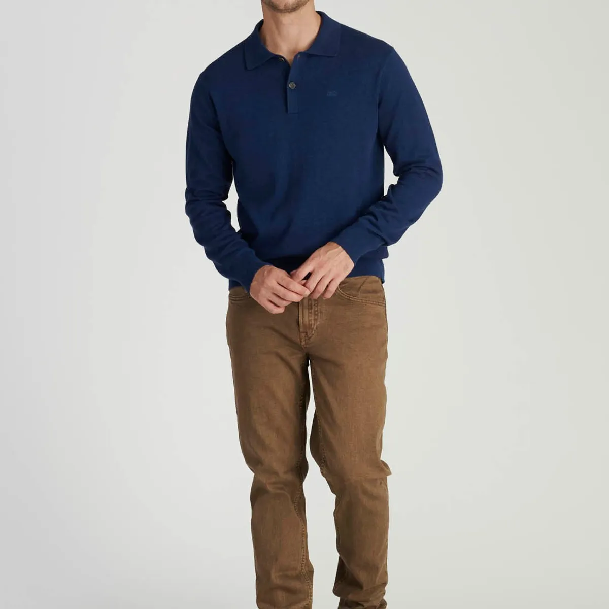 NEW MAN - Sweater Vigo Heritage Azul Newman