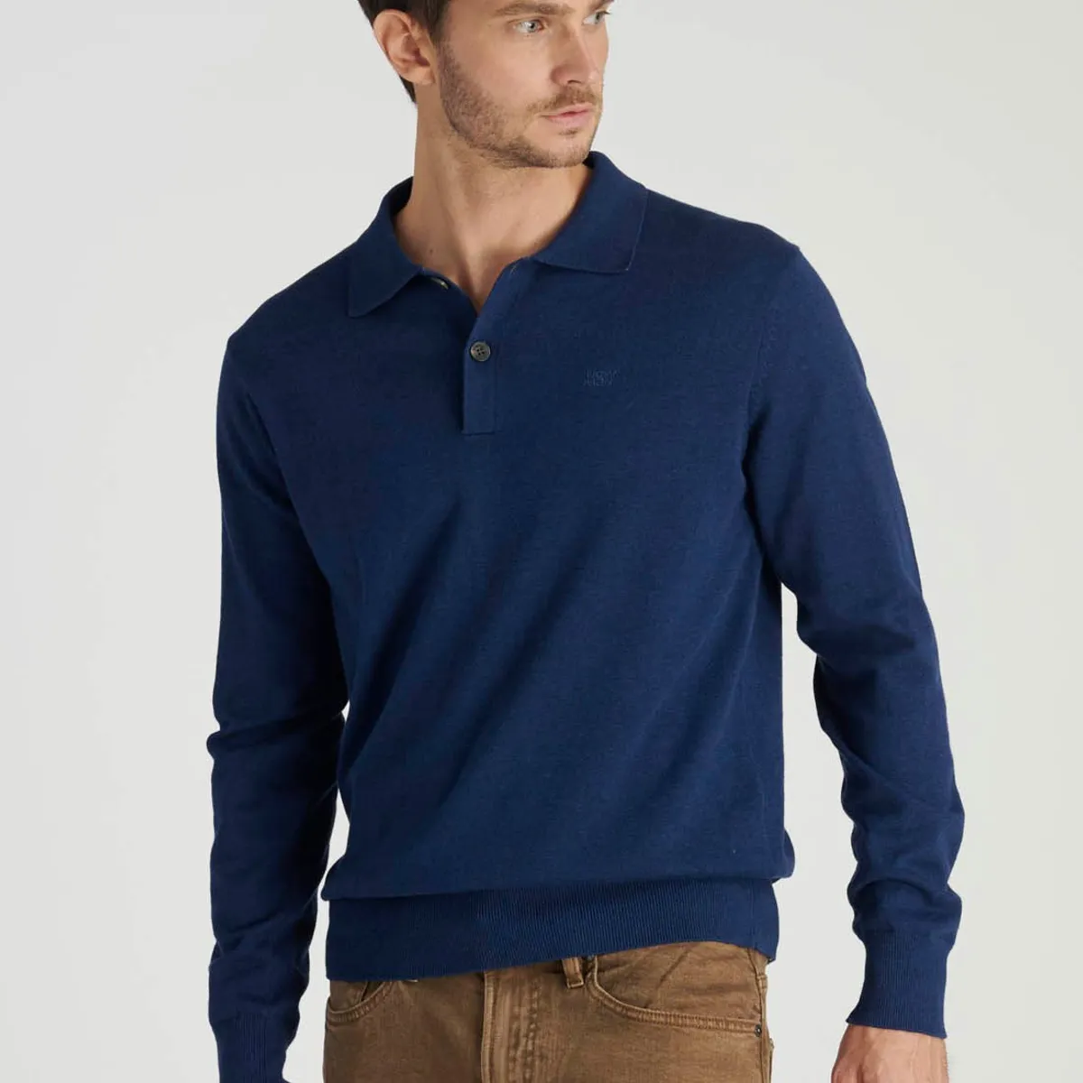 NEW MAN - Sweater Vigo Heritage Azul Newman