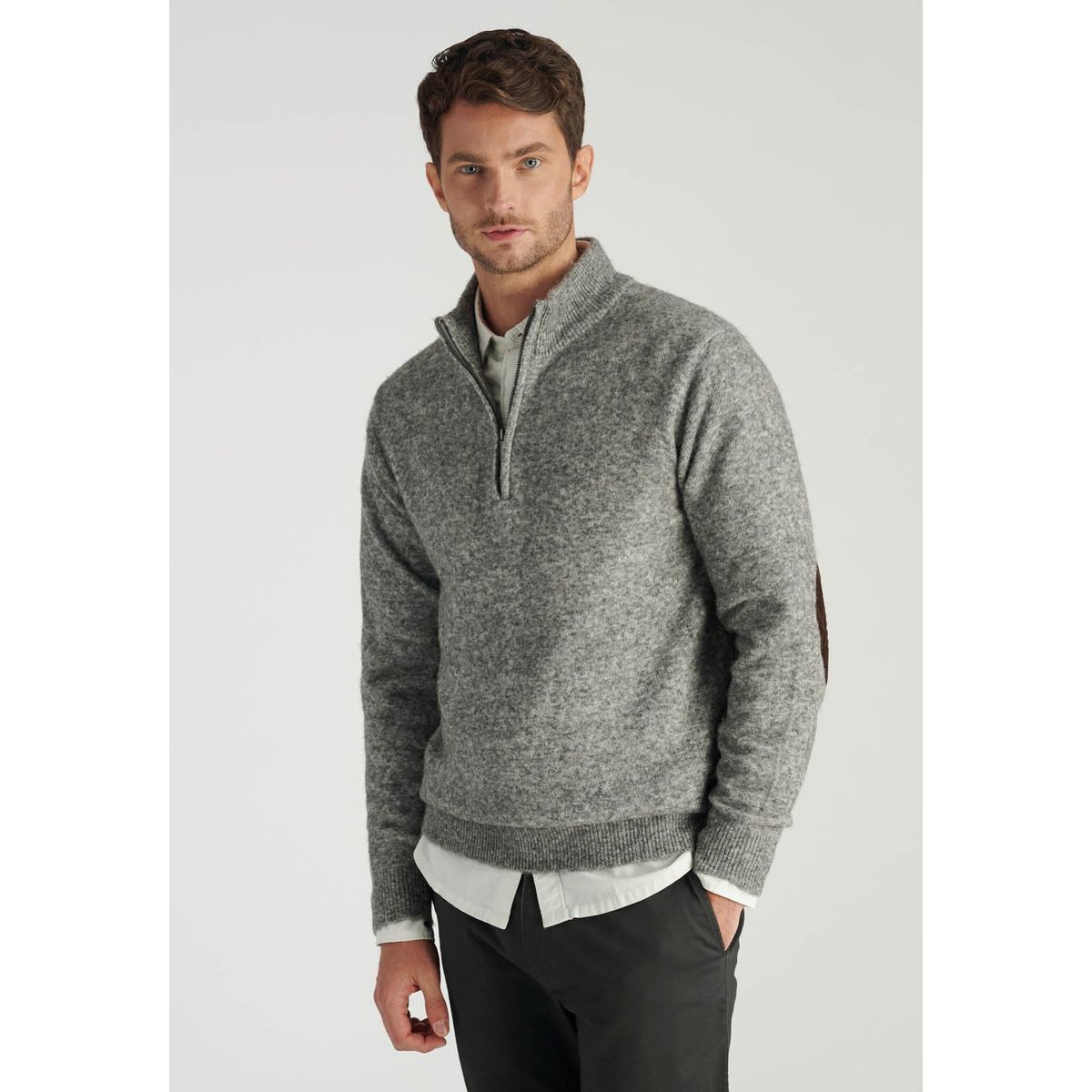 NEW MAN - Cardigan Teruel Heritage Gris Newman